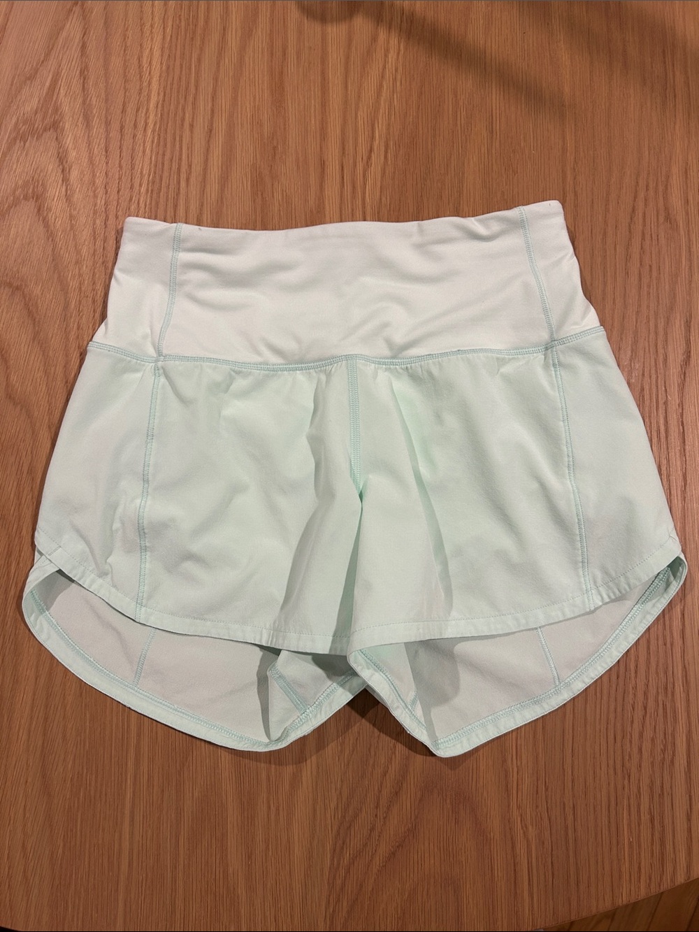 Lululemon Mint Green Speed Up Running Short 2